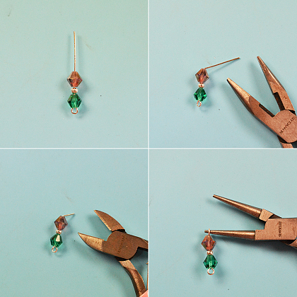 Стеклянное колье с кисточками-3