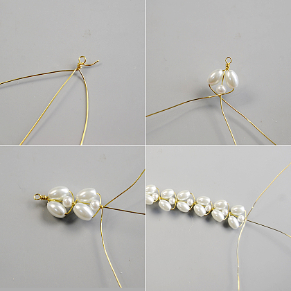 Elegante brazalete de perlas-3