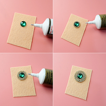 Роскошные серьги со стразами-3