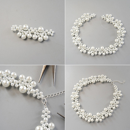 Elegante collar de perlas-5