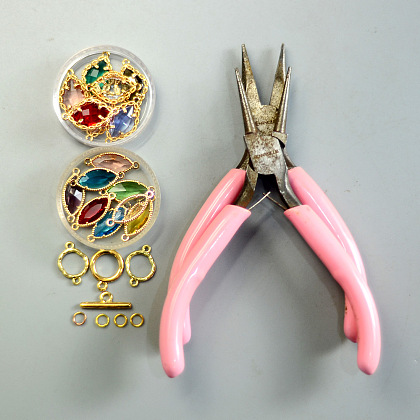 Красочное хрустальное колье-2