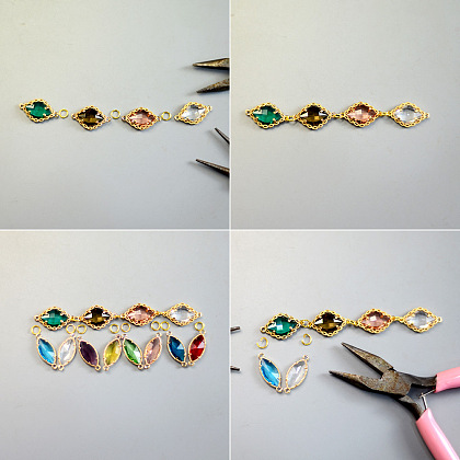 Красочное хрустальное колье-3