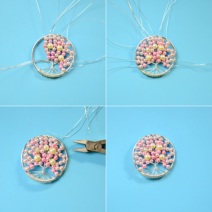 Wire Wrapped Tree of Life Pendant-6