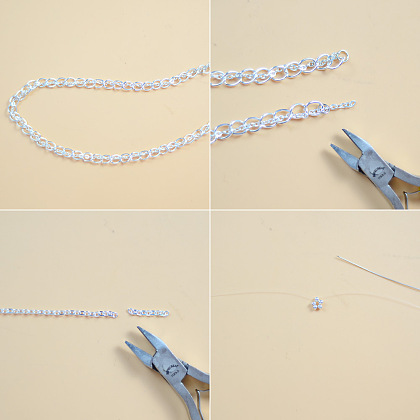 Multi-strand Fashion Silver Necklace-4