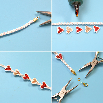 Herzarmband aus Saatperlen-Perlen-6