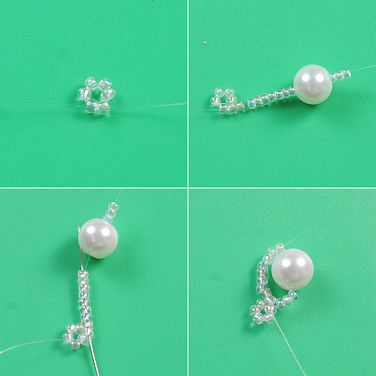 Exquisita pulsera de perlas de boda-3
