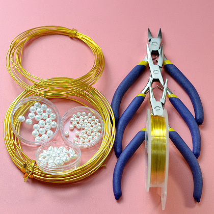 Bracelet de perles enveloppées de fil-2
