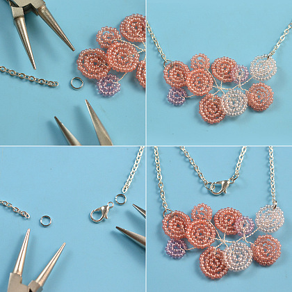 Ожерелье из леденцов из бисера-5