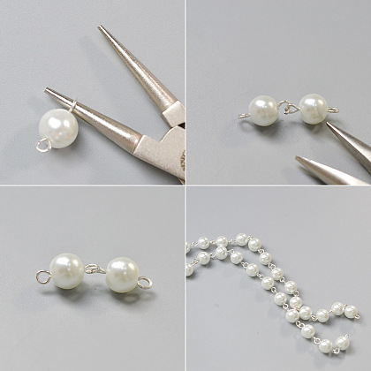 Classic Pearl Chain Necklace-3