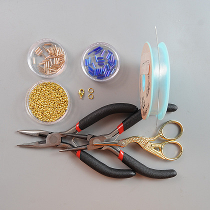 Браслет из стекляруса и бисера-2