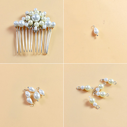 Accessoires pour cheveux élégants en perles-5