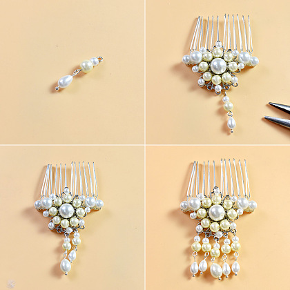Accessoires pour cheveux élégants en perles-6