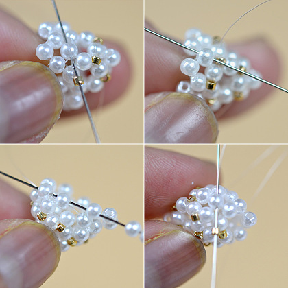 Bracelet de perles en forme de boule-5