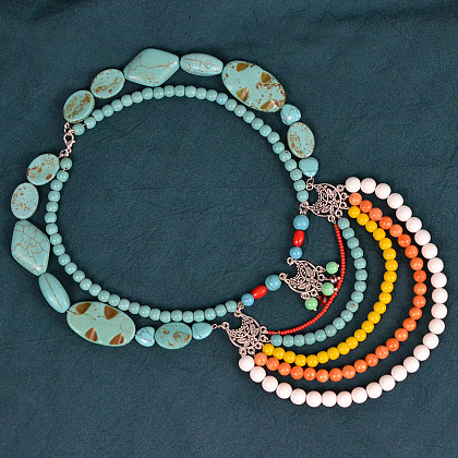 Bohemian Style Multi-layer Necklace-1