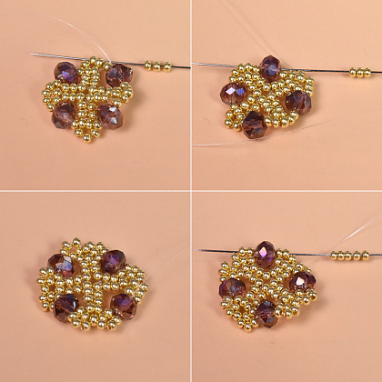 Elegant Golden Beads Necklace-5