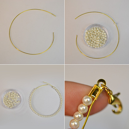 PandaHall Selected tutorial sobre pulsera de perlas vintage-3