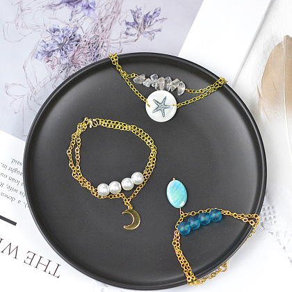 PandaHall Selected идея браслетов в морском стиле