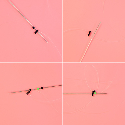 Милые серьги из бисера в форме динозавра-3