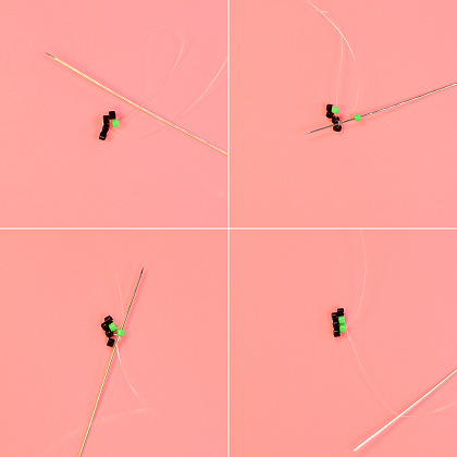 Милые серьги из бисера в форме динозавра-4