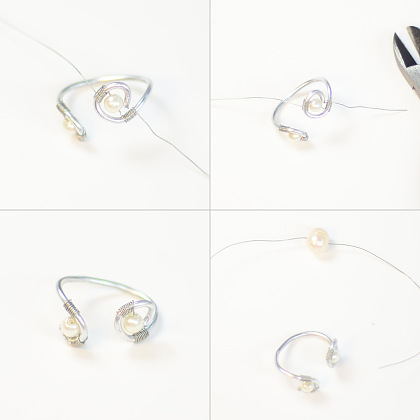 PandaHall Selected idea sobre anillos de perlas envueltos en alambre