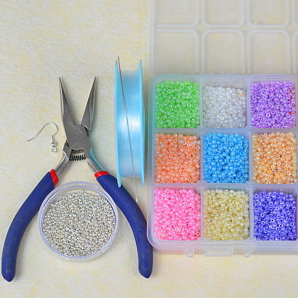 PandaHall Selected идея сережек из бисера-2