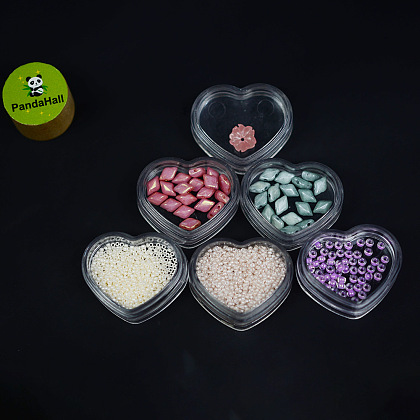 Браслет из стеклянных бусин с 2 отверстием-2