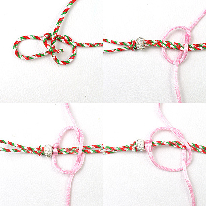 Елочное украшение в технике макраме-3