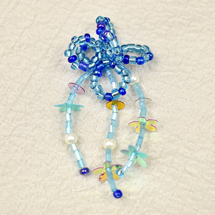 Серьги-медузы с блестками-4