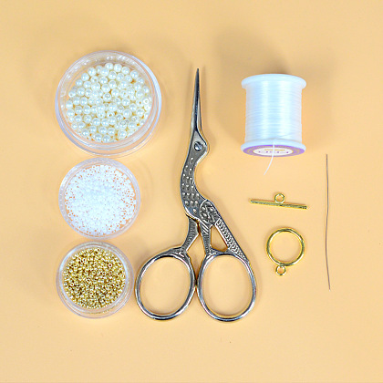 Браслет из жемчужных бусин с застежкой-тоггл-2