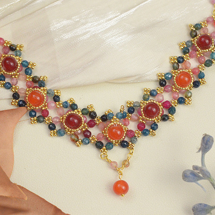 Ожерелья из бисера в стиле ретро-китайский-6