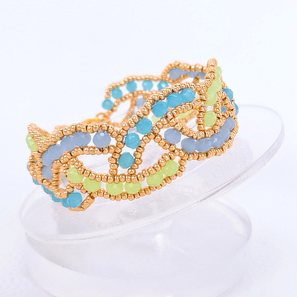 PandaHall Selected Idea on Braided Beads Bracelet-7