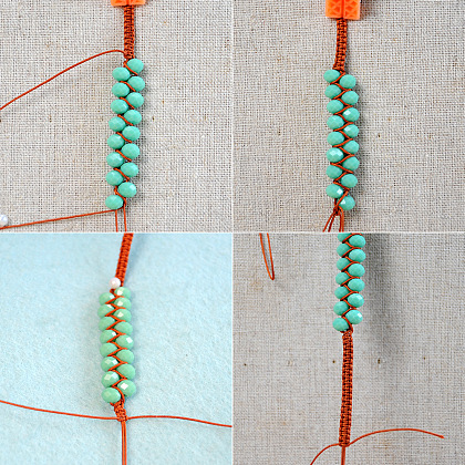 PandaHall Selected мастер-класс по плетению браслета из стеклянных бусин.-4