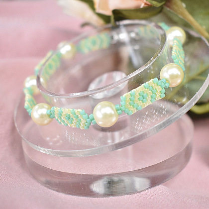 Bracelet perlé de style printanier avec perles-1