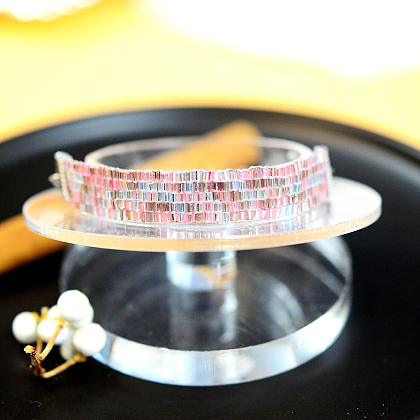 PandaHall Selected мастер-класс по изготовлению браслета из бисера-трубочки.-6