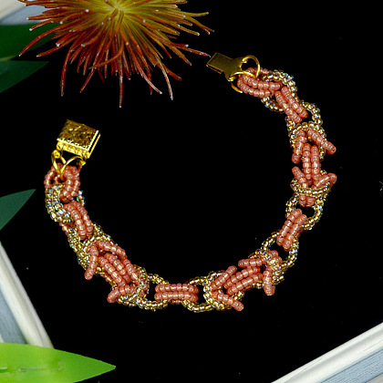 Идея pandahall на осенний стиль бисерный браслет