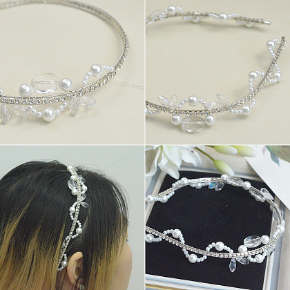 Самодельная резинка для волос из проволоки-4