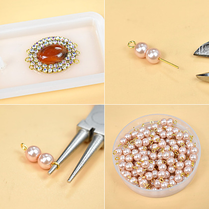 PandaHall Idea on Epoxy Multilayer Pearl Necklace