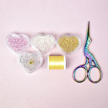 Браслет из бисера в форме сердца-2