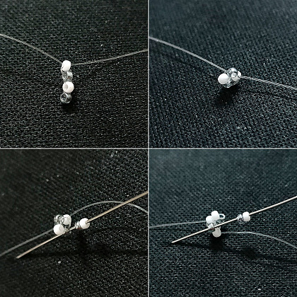 PandaHall Selected идея серег из жемчужных бусин в форме завитков-3