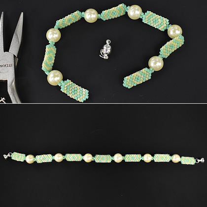 Bracelet perlé de style printanier avec perles-6