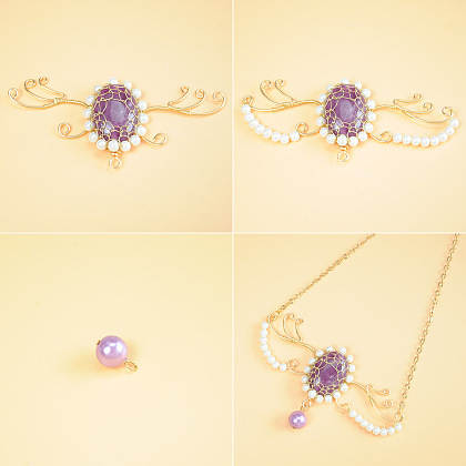 Vintage-Wickelkette aus Perlen-5