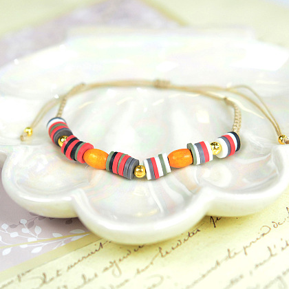 PandaHall Selected мастер-класс по изготовлению браслета из бисера из полимерной глины.-7