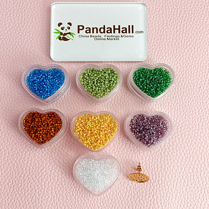 Бисер ирис серьги-2