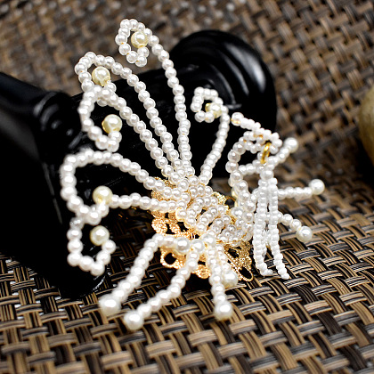 Haarnadel mit Perlen im chinesischen Stil-8