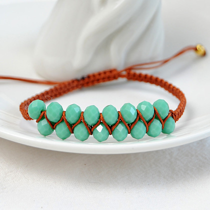 PandaHall Selected мастер-класс по плетению браслета из стеклянных бусин.-7