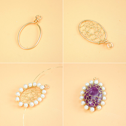 Vintage-Wickelkette aus Perlen-3
