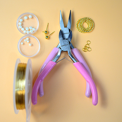 PandaHall Selected мастер-класс по серьгам с жемчугом-2