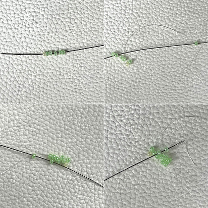 PandaHall Selected Idea on Seed Beaded Flower Bracelet-3
