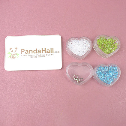 Ожерелье из кружева и стеклянных бусин-2