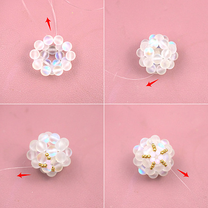 Подвеска-шарик из лунного камня-3